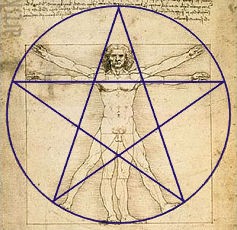 Pentagramme leonard de vinci 1